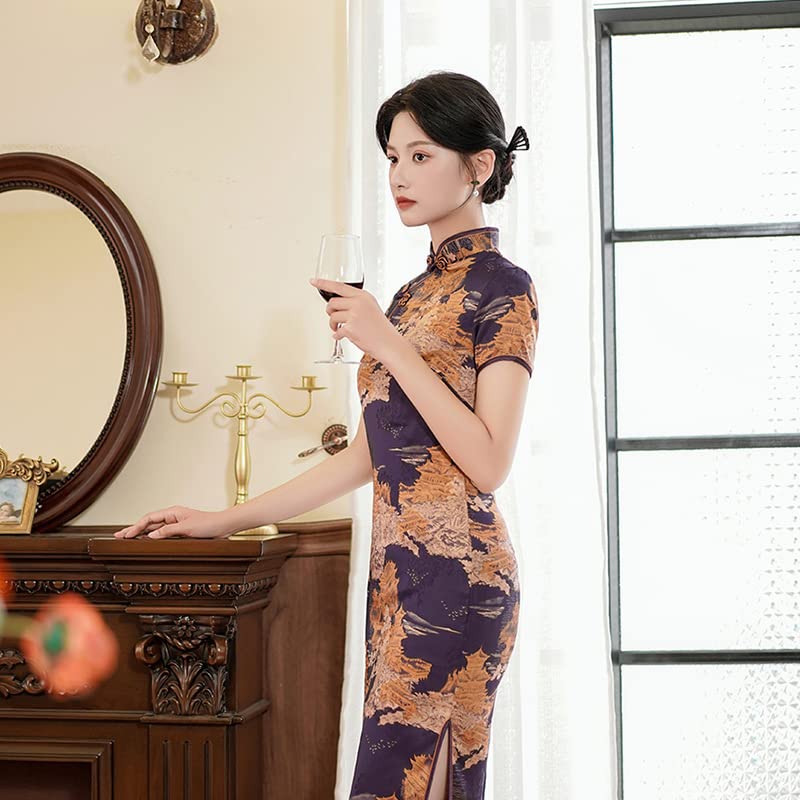 Amazon.co.jp: チャイナ ワンピース ロング チャイナドレス チャイナ服
